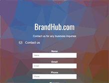 Tablet Screenshot of brandhub.com